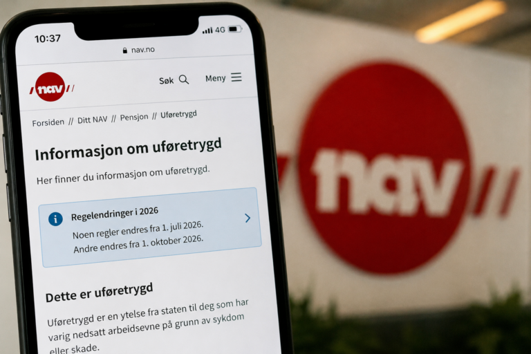 NAV informerer om nye regler for uføretrygd