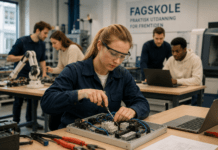 Flere tar fagskole i Norge