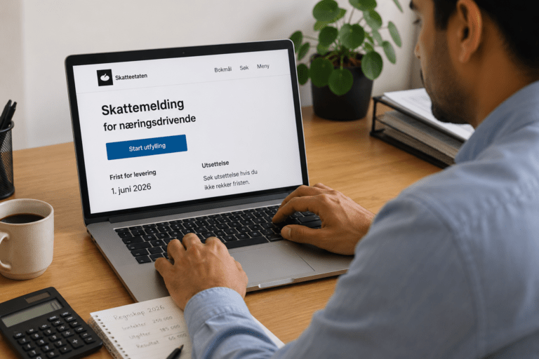 Skattefrist for folk med eget firma er passert