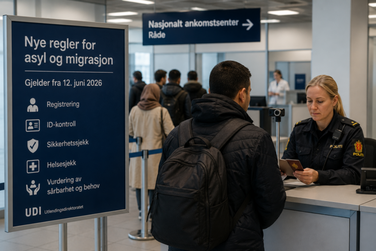 Norge har fått nye regler for asyl