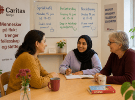 Caritas har språkkafé og helsehjelp denne uken