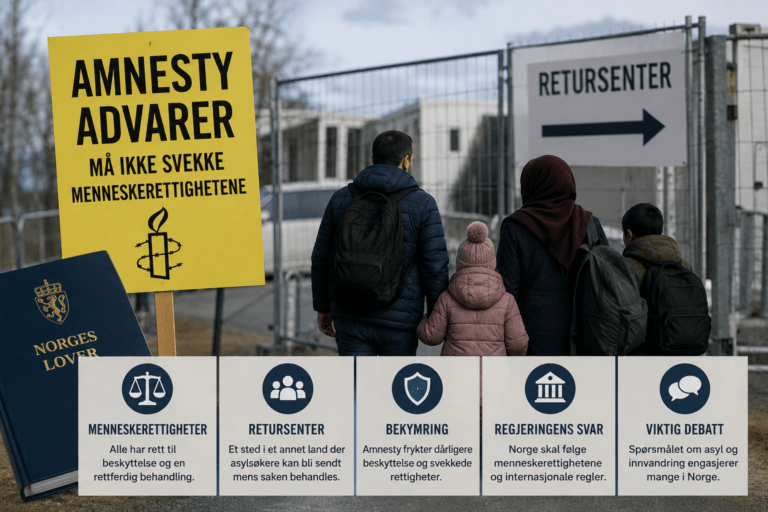 Amnesty advarer mot planer om retursentre