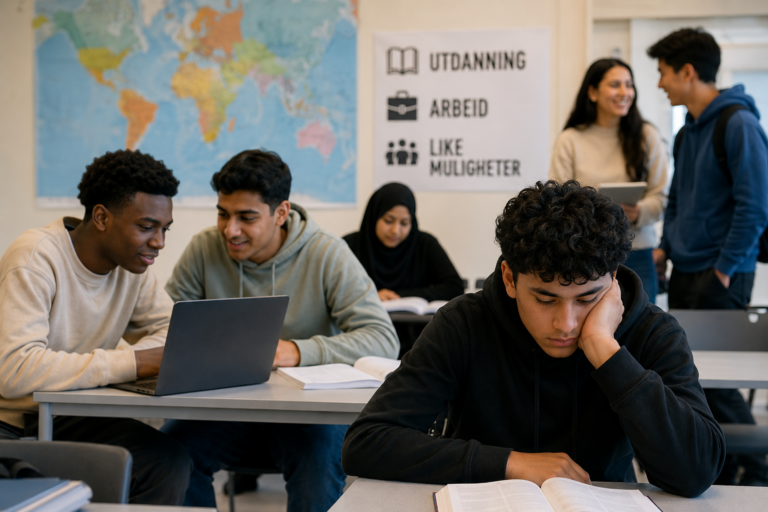 Flere innvandrere er i jobb – men mange gutter fullfører ikke skolen